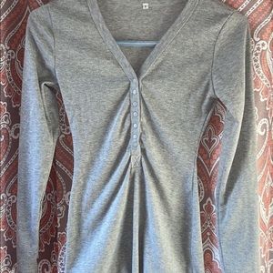 Gray bodysuit